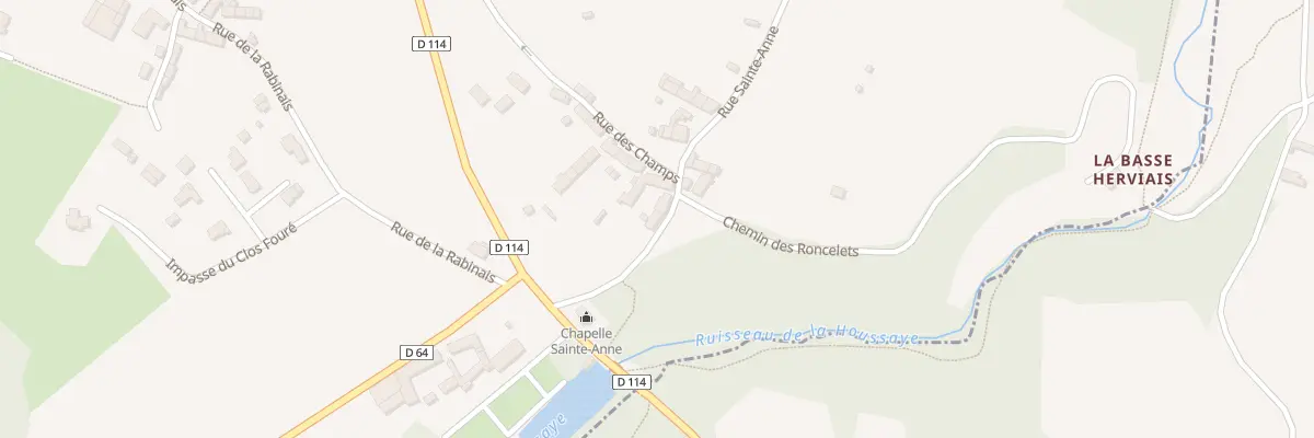 Plan du 1 Rue Ste Anne au Minihic-sur-Rance
