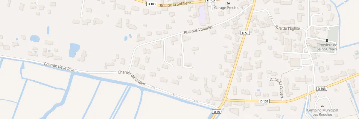 Plan du 15B Rue des Volleries à Saint-Urbain