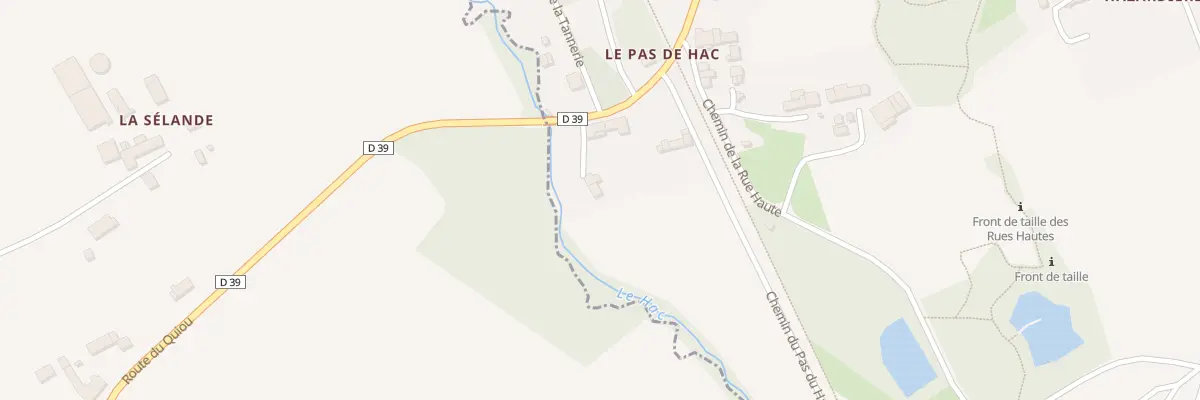 Plan du 5108 Le Pas de Hac au Quiou