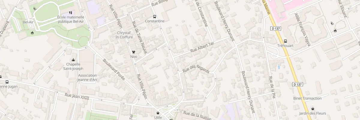 Plan du 23 Rue Dreux à Saint-Malo