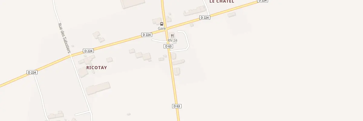 Plan du 5366 Le Chatel à Treffendel