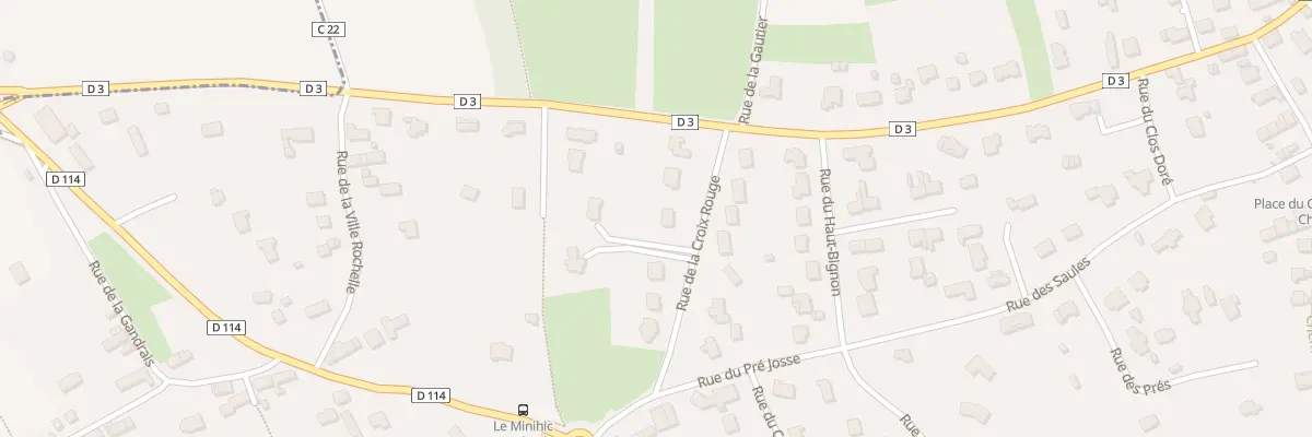 Plan du 3 Rue de la Croix Rouge au Minihic-sur-Rance