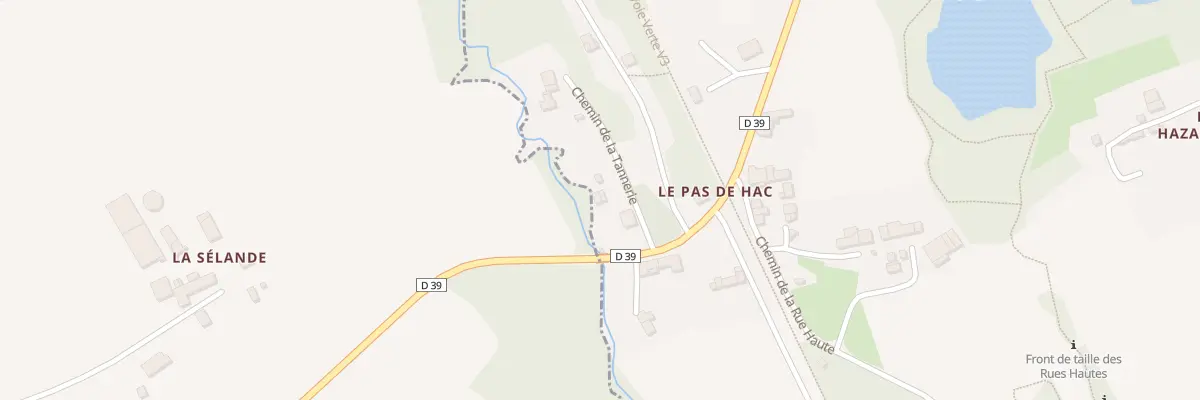 Plan du 24 Che de la Tannerie à Tréfumel
