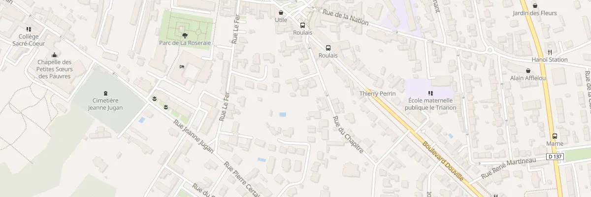 Plan du 22 Rue du Chapitre à Saint-Malo