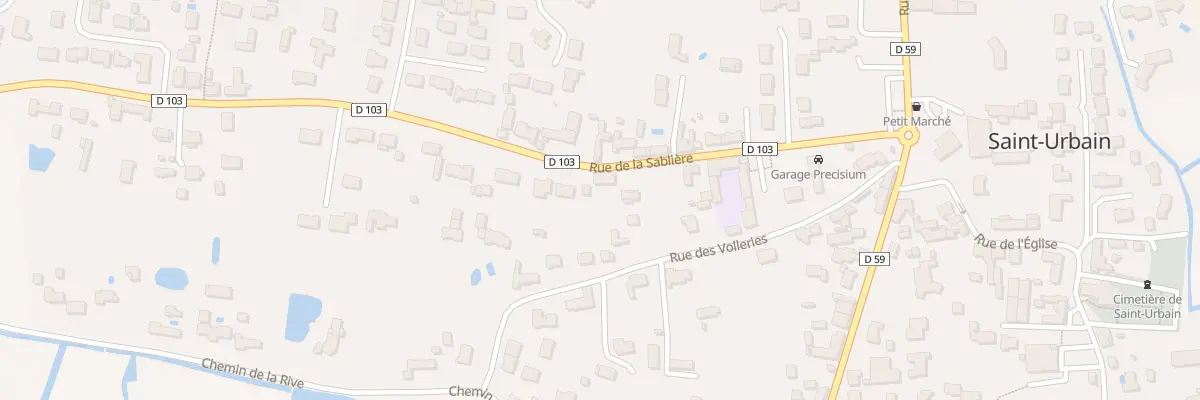 Plan du 13 Rue de la sablière à Saint-Urbain