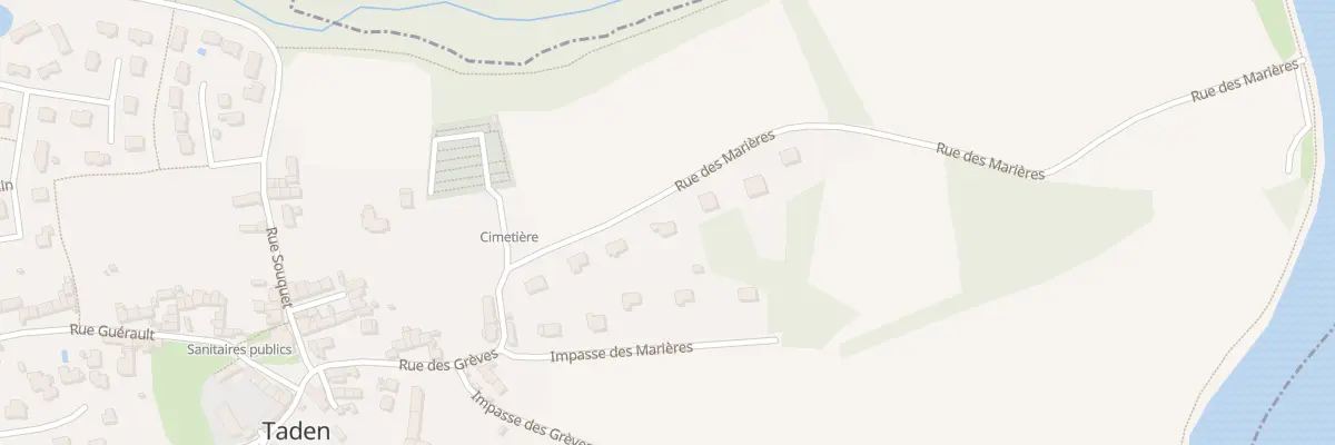 Plan du 4 Rue des Marières à Taden