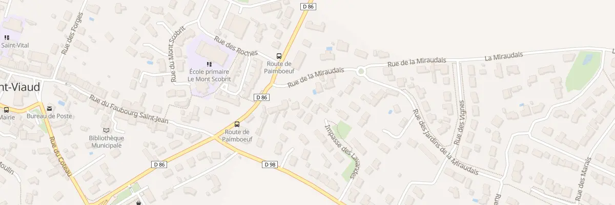 Plan du 5B Rue de la Miraudais à Saint-Viaud