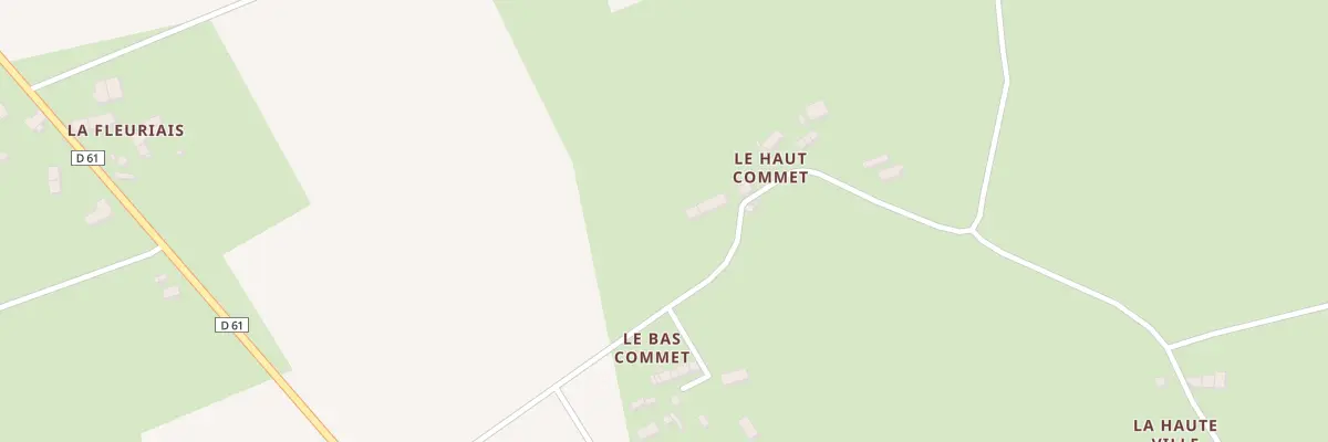 Plan du 1 Le Haut Commet à Val d’Anast