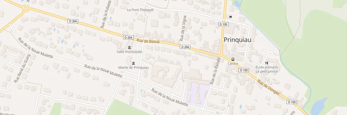 Plan du 13 Rue de Besné à Prinquiau
