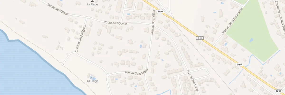 Plan du 8 Rue du Bois Millet aux Moutiers-en-Retz