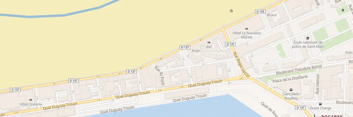Plan du 46 Chs du Sillon à Saint-Malo