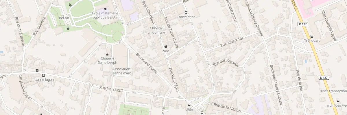 Plan du 53 Rue Ville Pépin à Saint-Malo