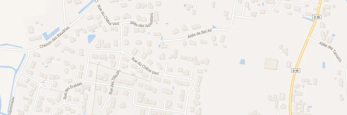 Plan du 4 All des Frênes à Saint-Urbain