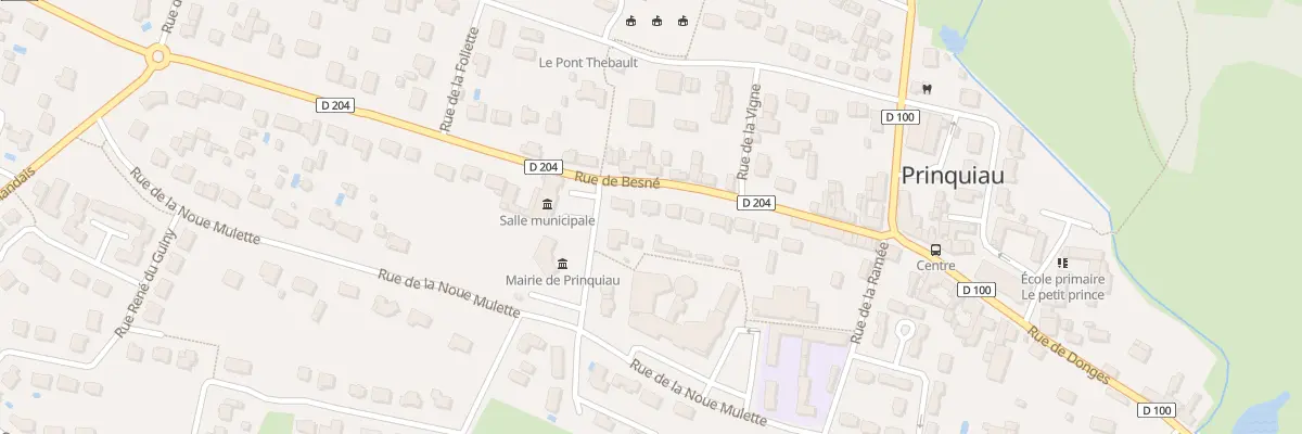 Plan du 19 Rue de Besné à Prinquiau