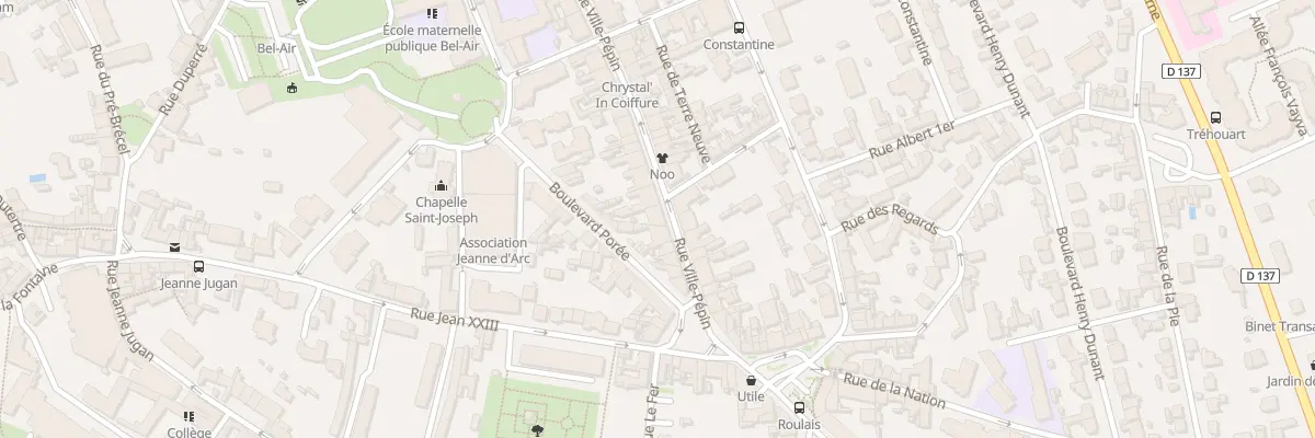 Plan du 66 Rue Ville Pépin à Saint-Malo