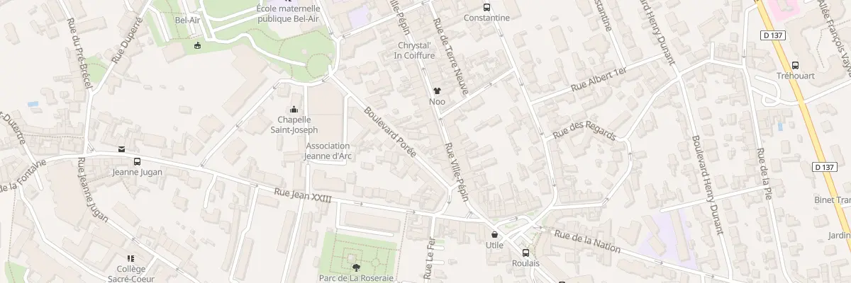 Plan du 68 Rue Ville Pépin à Saint-Malo