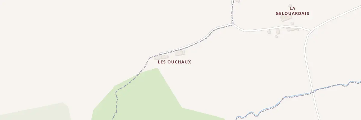 Plan du 5240 Les Ouchaux à Saint-Pern