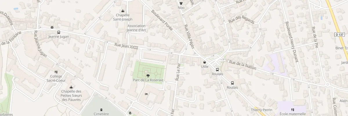 Plan du 56 Rue Jean XXIII à Saint-Malo
