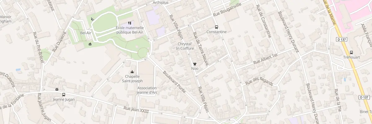 Plan du 58 Rue Ville Pépin à Saint-Malo