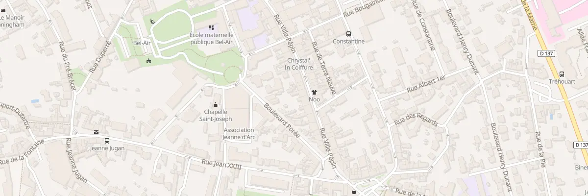 Plan du 60 Rue Ville Pépin à Saint-Malo