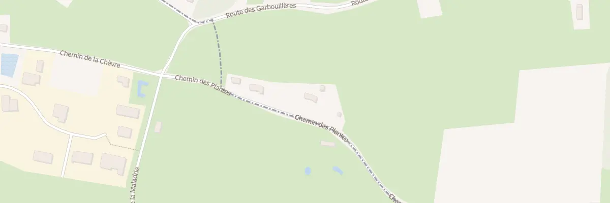 Plan du 247 Che des Plantes à Saint-Gervais