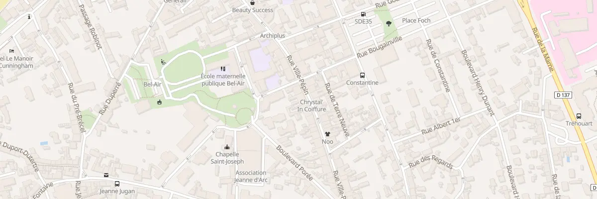 Plan du 46 Rue Ville Pépin à Saint-Malo