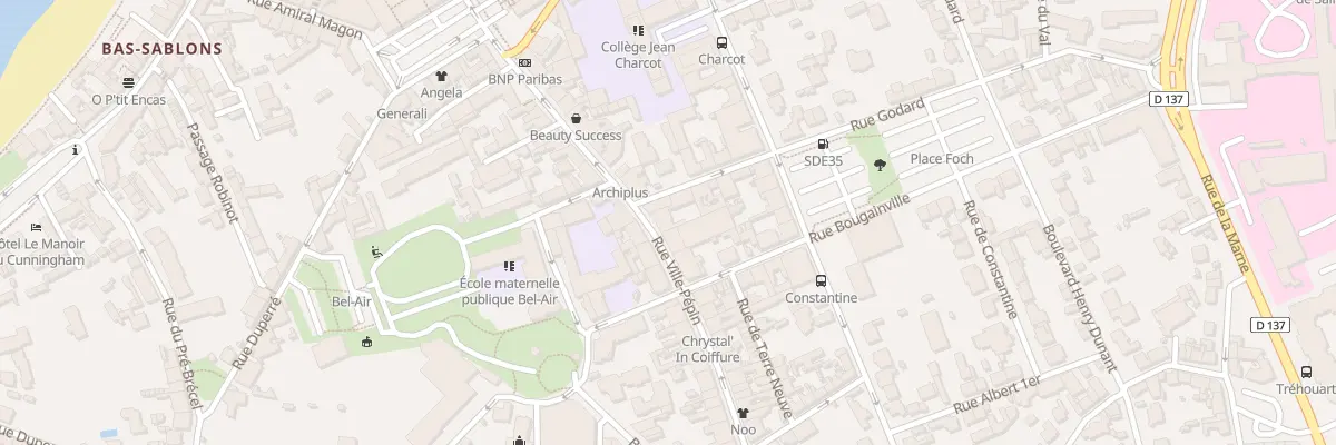 Plan du 25 Rue Ville Pépin à Saint-Malo