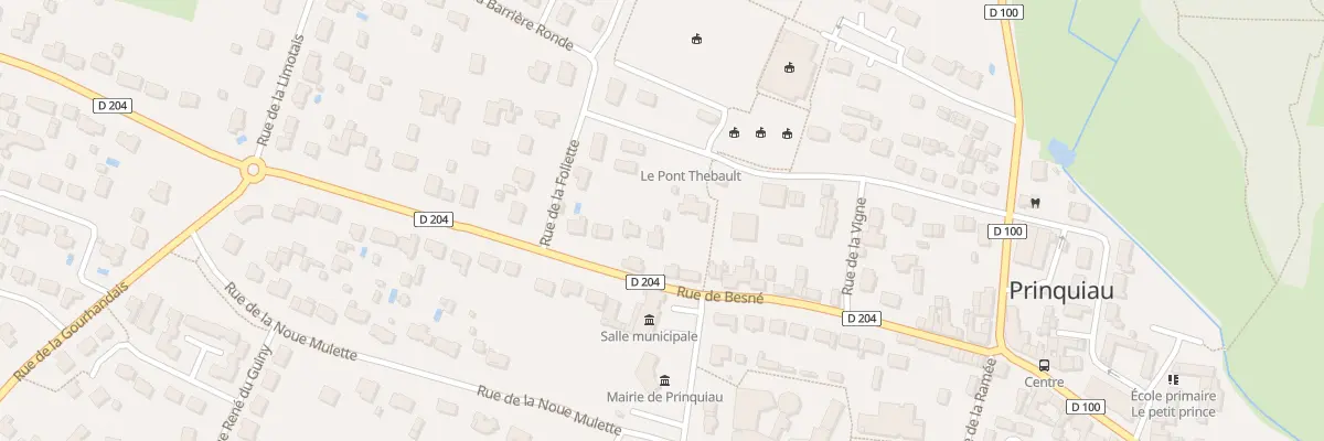 Plan du 28 Rue de Besné à Prinquiau