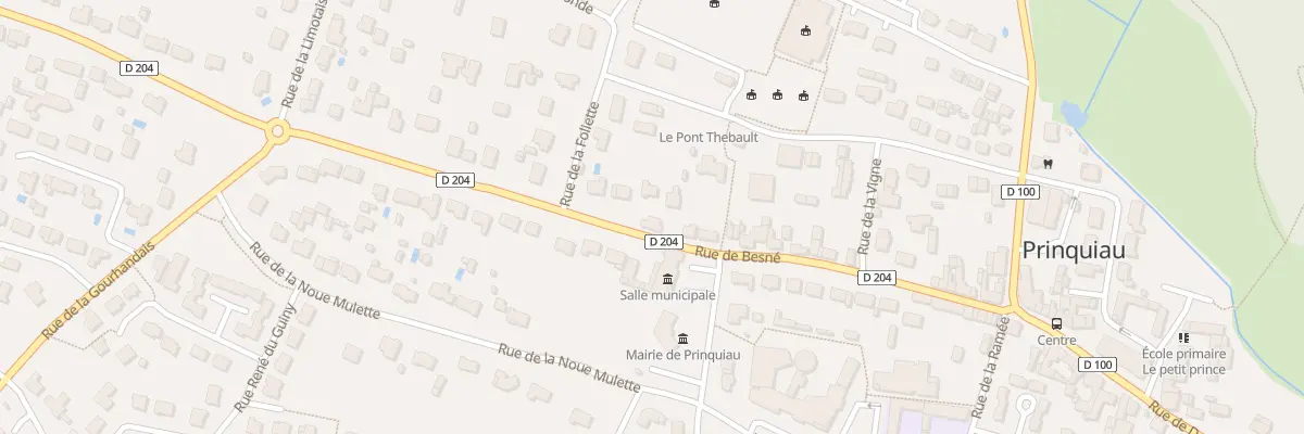 Plan du 30 Rue de Besné à Prinquiau