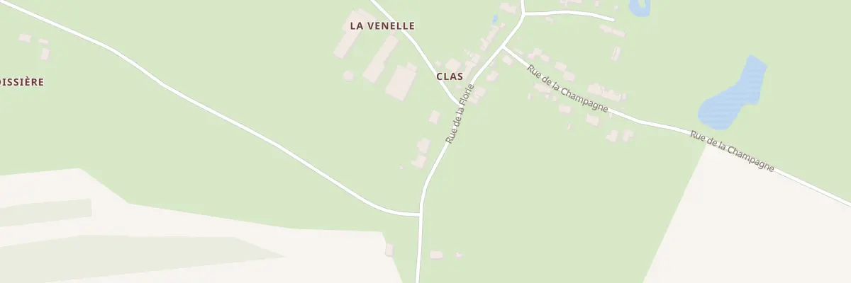 Plan du 9 Rue de la Florie -clas à Prinquiau