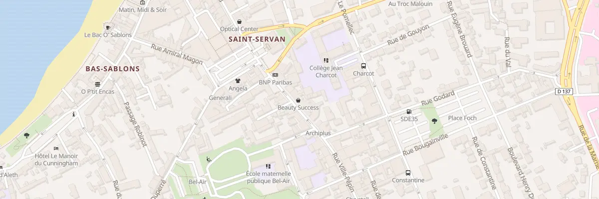 Plan du 9 Rue Ville Pépin à Saint-Malo