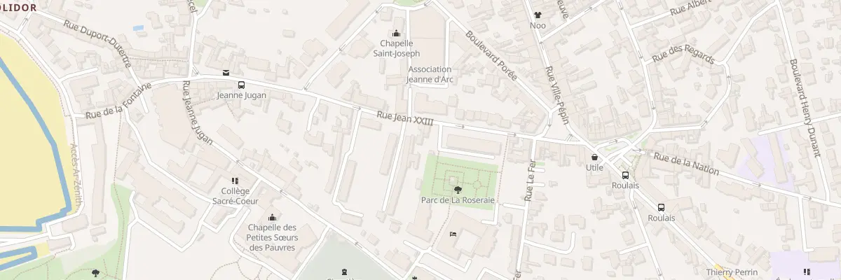 Plan du 40 Rue Jean XXIII à Saint-Malo