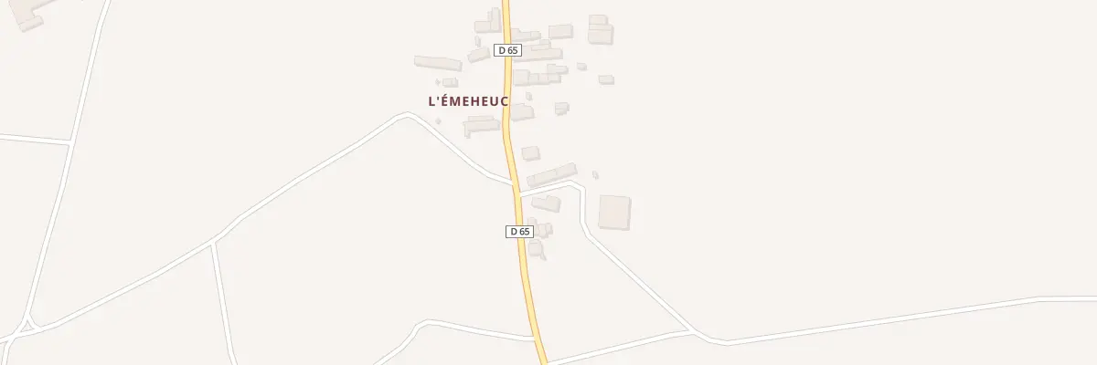 Plan du 33 L’Emeheuc à Maxent