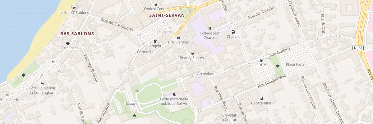 Plan du 24 Rue Ville Pépin à Saint-Malo