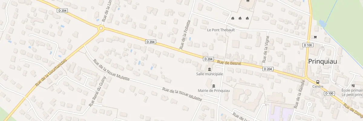 Plan du 29 Rue de Besné à Prinquiau
