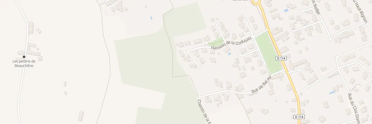 Plan du 20 Ham de la Goducais au Minihic-sur-Rance