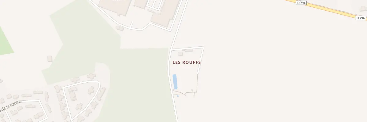 Plan du 3 Les Rouffs à Lanvallay