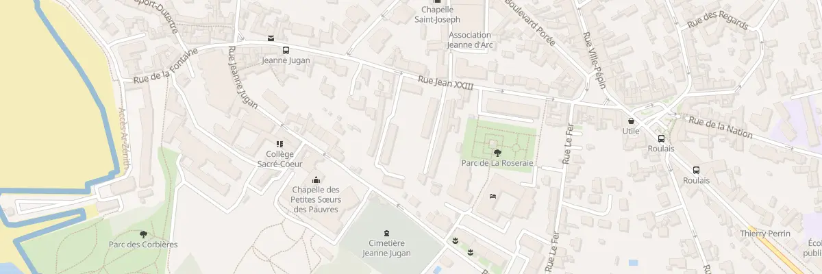 Plan du 32 Rue Jean XXIII à Saint-Malo