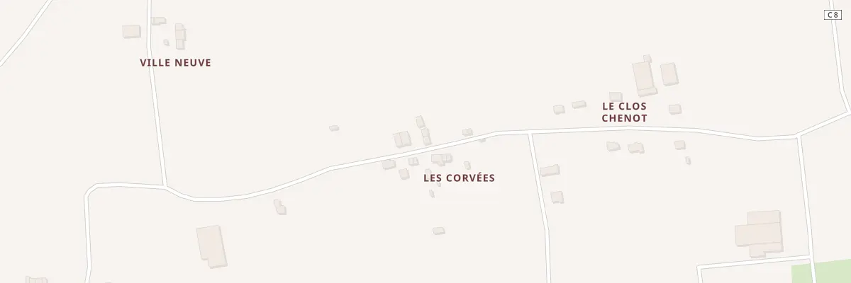 Plan du 212 Les Corvees à Val d’Anast