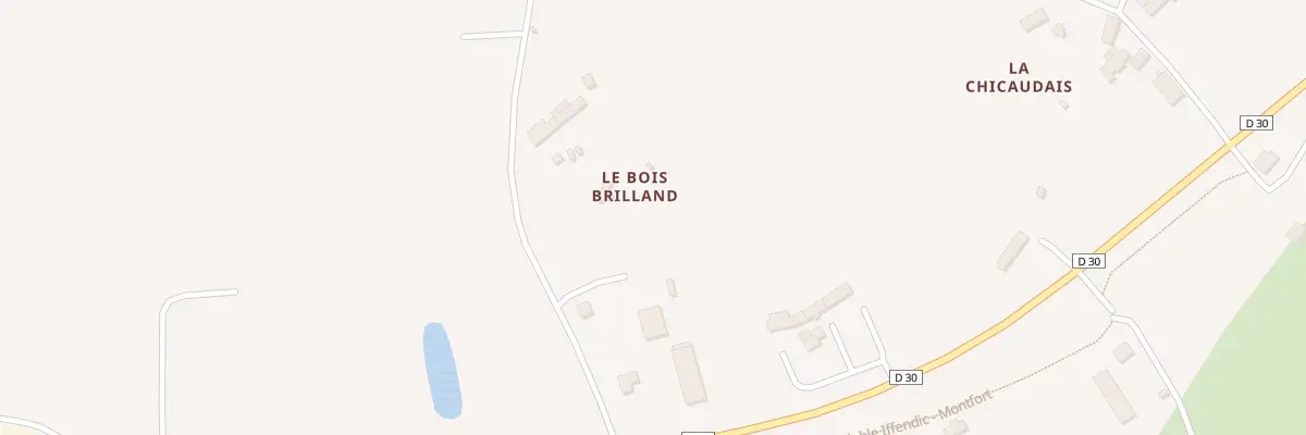 Plan du 6 Le Bois Brilland à Iffendic