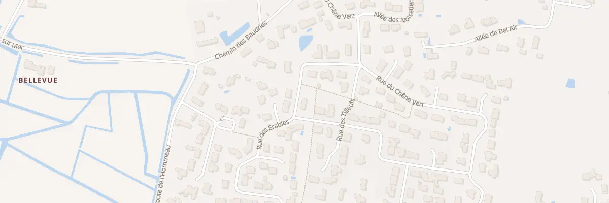 Plan du 7 Rue des érables à Saint-Urbain