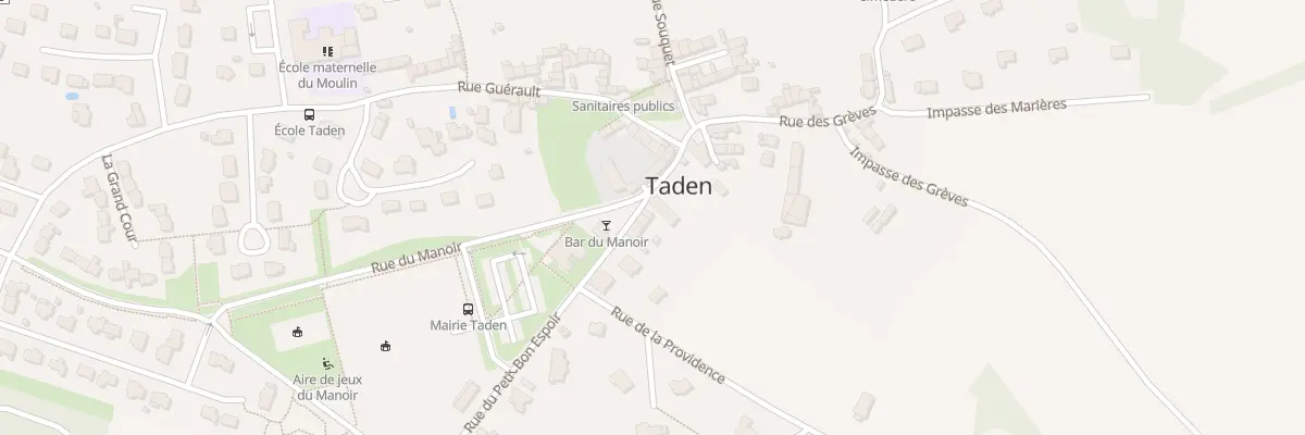 Plan du 2 Rue du Petit Bon Espoir à Taden