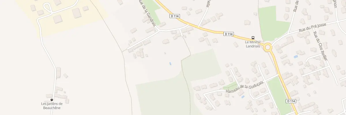 Plan du 7 Rue de la Gandrais au Minihic-sur-Rance