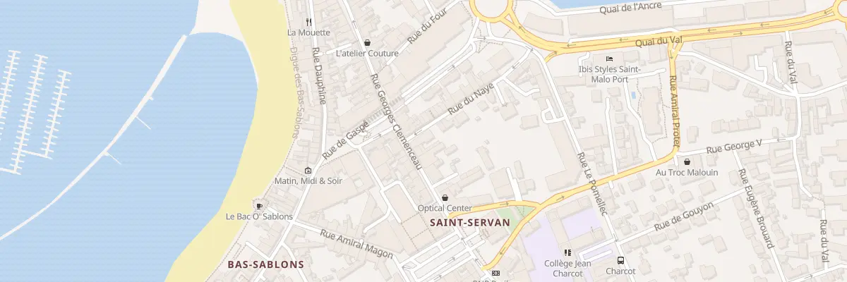 Plan du 73 Rue Georges Clemenceau à Saint-Malo