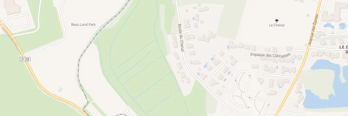 Plan du 68 Rte du Chenal à Saint-Jean-de-Monts