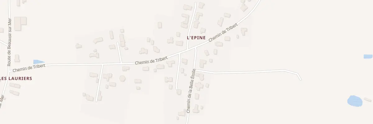 Plan du 13 Che de Tribert à Saint-Urbain