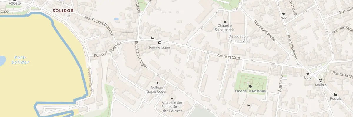 Plan du 18B Rue Jean XXIII à Saint-Malo
