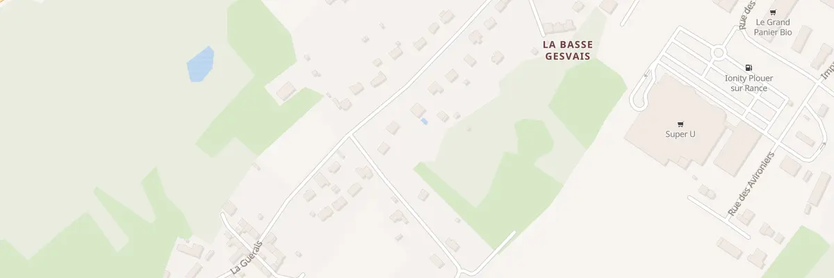 Plan du 8031 La Gesvais à Plouër-sur-Rance