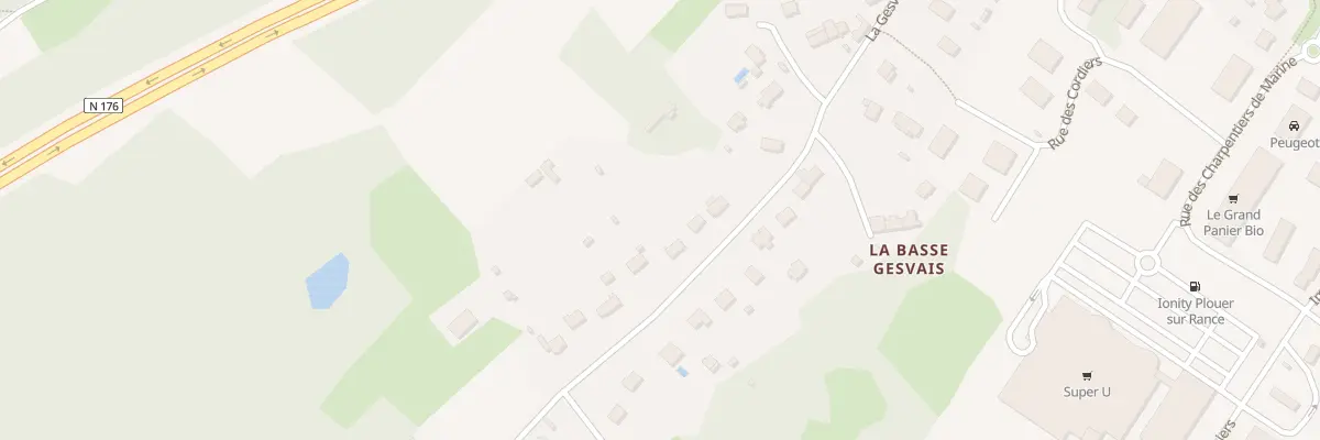 Plan du 6012 La Gesvais à Plouër-sur-Rance