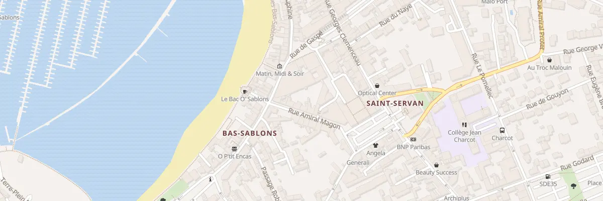 Plan du 14 Rue Amiral Magon à Saint-Malo